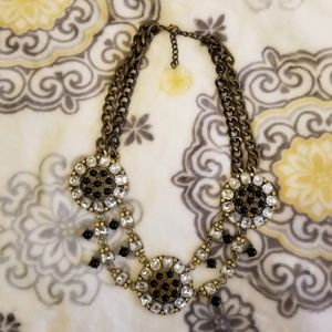 Black and Gold Statement Necklace